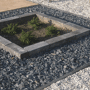 Canadian slate in de tuin